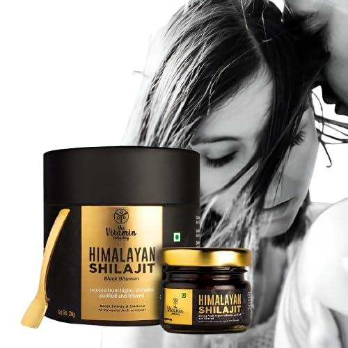 The Vitamin Company - Premium Himalayan Shilajit Resin 20g β Ayurvedic Sexual Wellness & Energy Booster for Men & Women