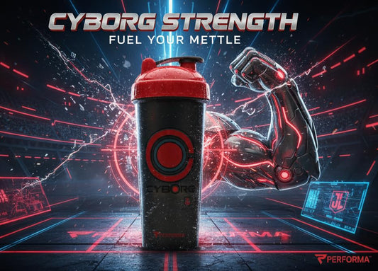 Cyborg Justice League Shaker Bottle 800ml | Leak-Proof Gym Shaker