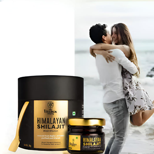 The Vitamin Company - Premium Himalayan Shilajit Resin 20g β Ayurvedic Sexual Wellness & Energy Booster for Men & Women