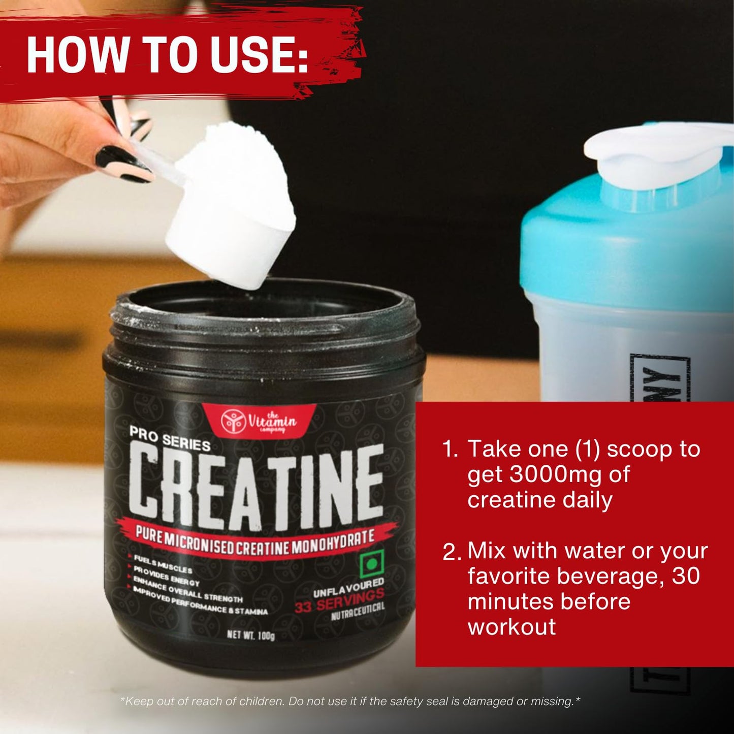 The Vitamin Company - Ultra-Pure Creatine for Strength & Performance