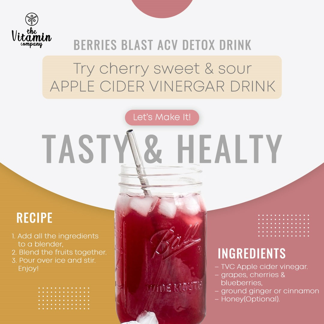 Apple Cider Vinegar (Ginger, Garlic, Lemon & Honey) - with Mother