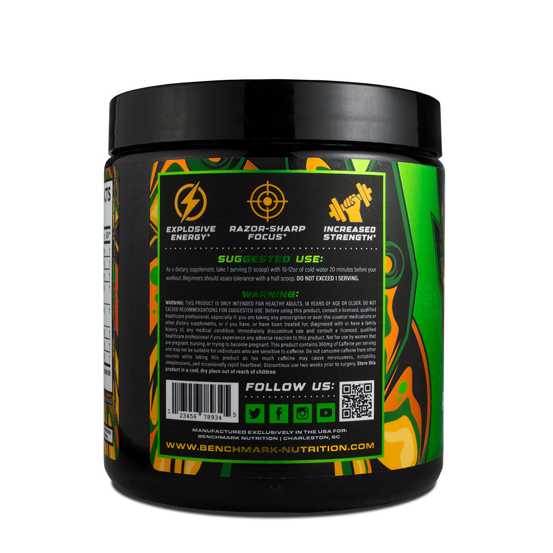 BENCHMARK PRE-X 1.0β’ Pineapple Candy + Perfect Shaker