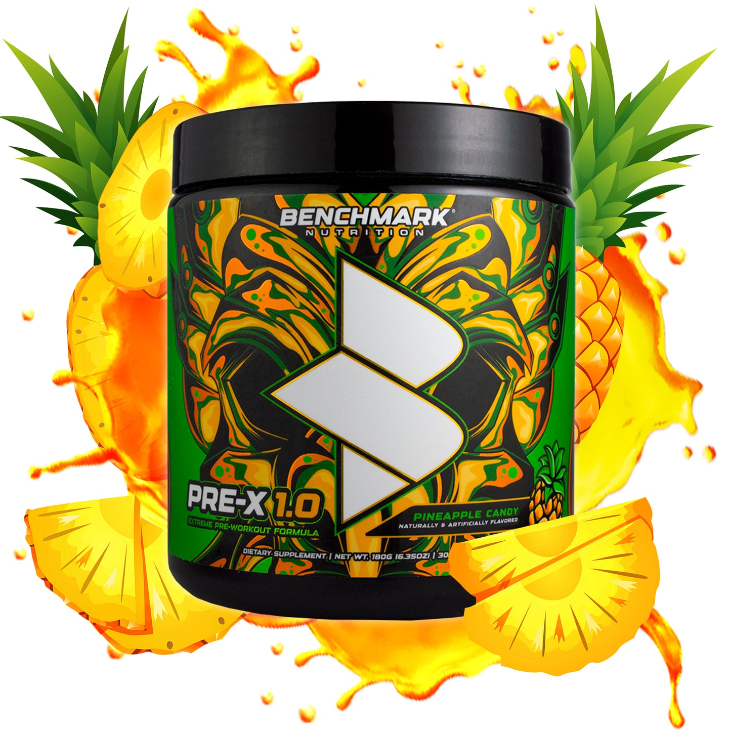 BENCHMARK PRE-X 1.0β’ Pineapple Candy + Perfect Shaker