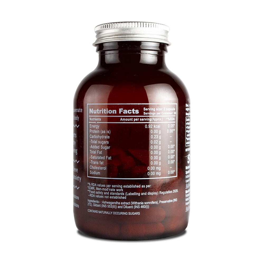 Ashwagandha | For Vitality in males & females | Natural adaptogen