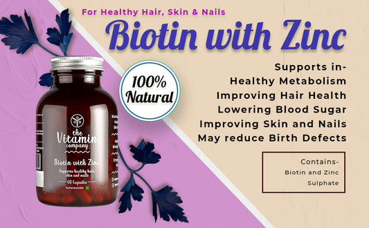 Benefits of Biotin with zinc capsules