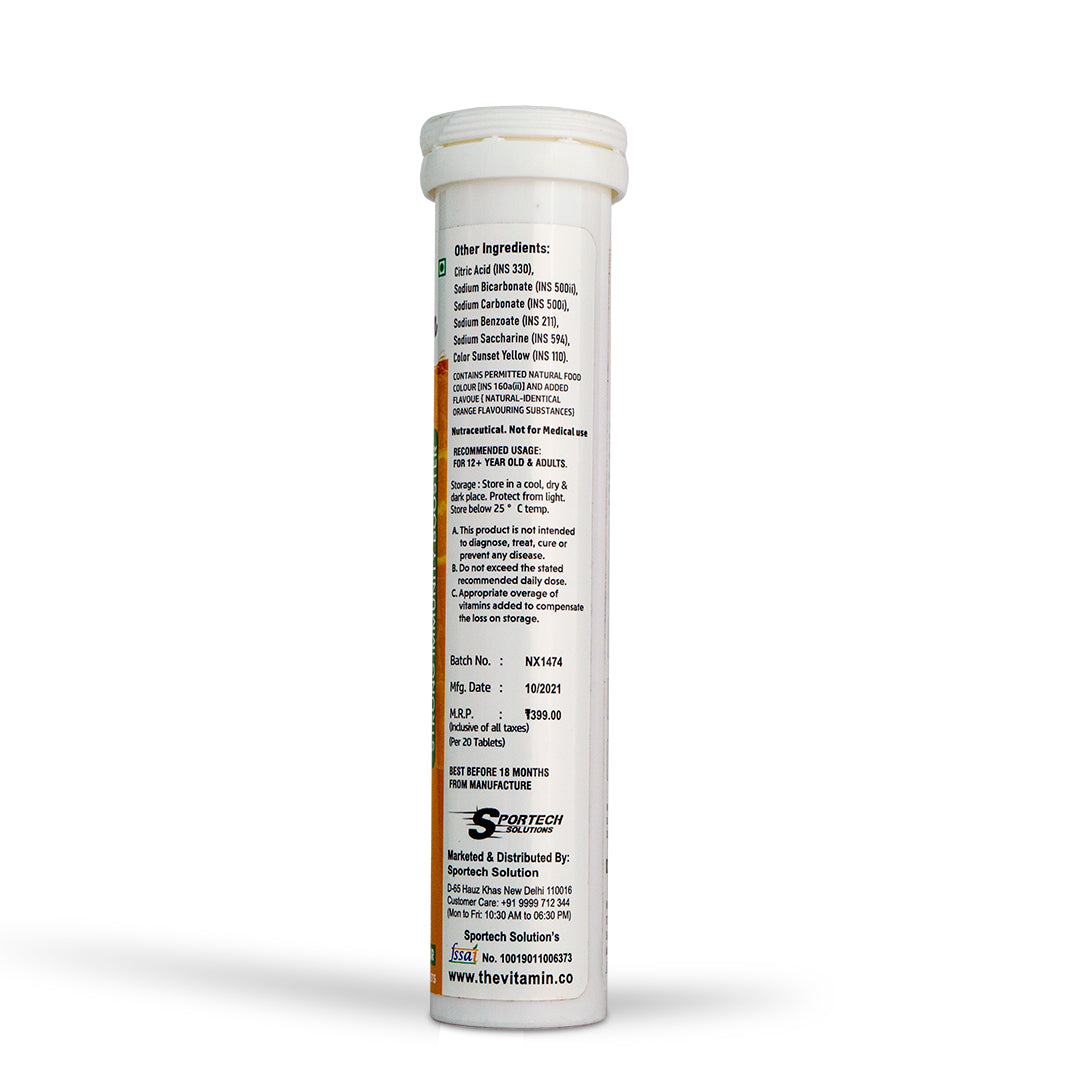 Immunity 1000 mg with Vitamin C and Zinc, (Effervescent Tablets)