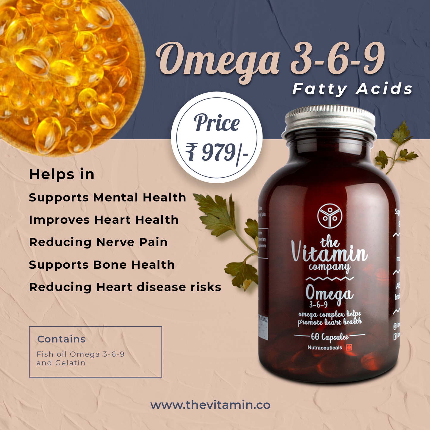 The Vitamin Company Omega 3-6-9
