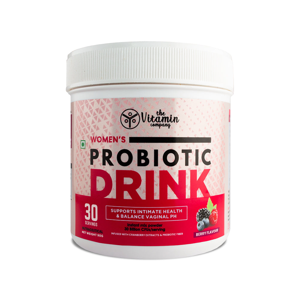 Women's Probiotic Drink for UTI Support, Balance Vaginal PH & Infection, Sugar Free Powder