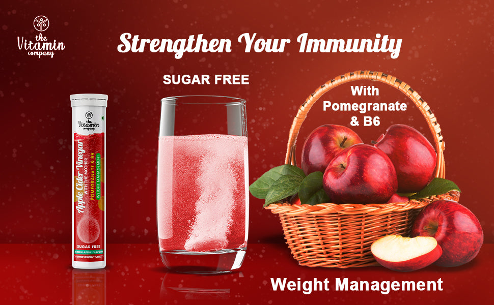 Apple Cider Vinegar with Mother, Effervescent Tablets