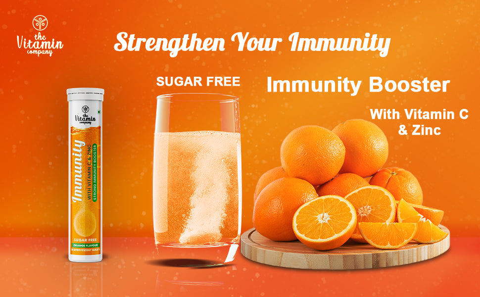Immunity 1000 mg with Vitamin C and Zinc, (Effervescent Tablets)