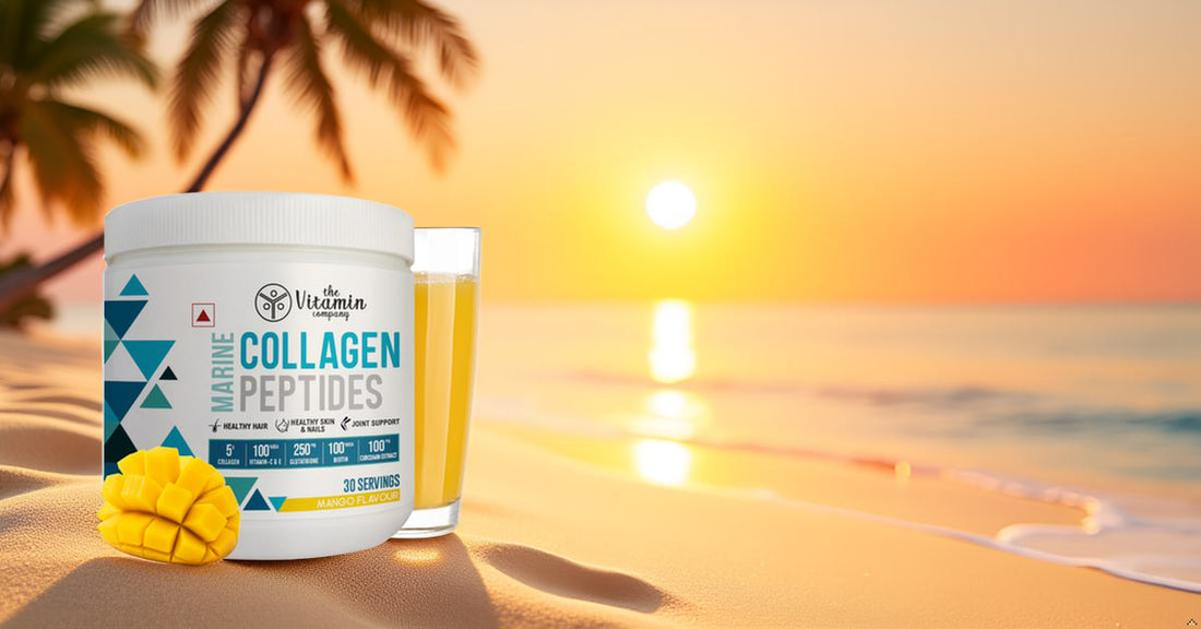 🌿 The Secret to Radiant Skin and Strong Joints: Marine Collagen Peptides (Mango Flavoured)