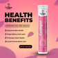 Collagen Effervescent Tablets for Skin, Hair, Nails & Joint Health – Strawberry Flavour | 60 Tablets (Pack of 3) | Skin Glow & Anti-Aging Support