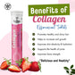 Collagen Effervescent Tablets for Skin, Hair, Nails & Joint Health – Strawberry Flavour | 60 Tablets (Pack of 3) | Skin Glow & Anti-Aging Support