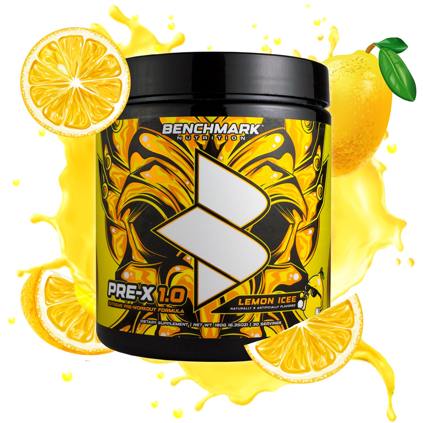 BENCHMARK PRE-X™ 1.0 Lemon Icee + Perfect Shaker