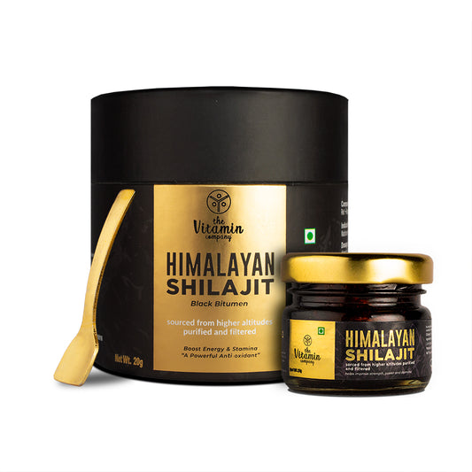 The Vitamin Company Pure Himalayan Shilajit / Shilajeet Resin 20g – Natural Energy & Strength Support