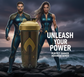The Vitamin Company 800ml Aquaman Superhero Water Protein Shaker Gym & Sports Bottle