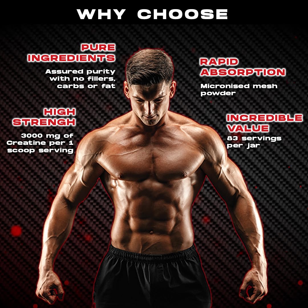 Pro Series Creatine Powder 250g | Muscle Building & Athletic Performance