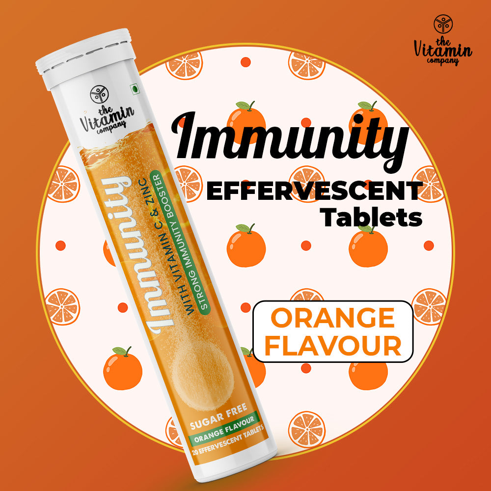 Immunity 1000 mg with Vitamin C and Zinc, (Effervescent Tablets)